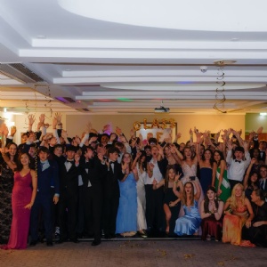 Year 11 students at their Prom